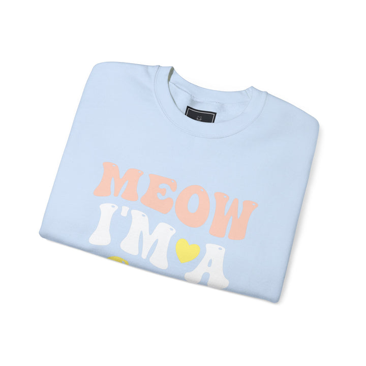 Meow I'm A Cat Unisex Crewneck Sweatshirt