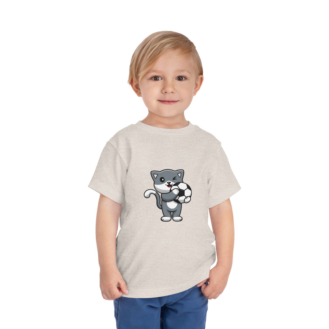 Soccer Cat Toddler Tee