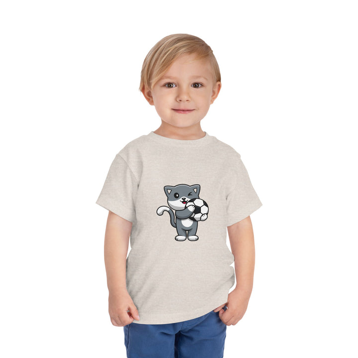 Soccer Cat Toddler Tee