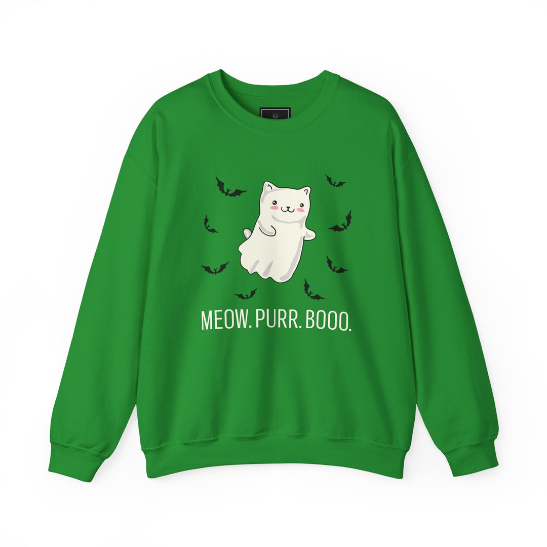 Meow. Purr. Boo. Unisex Crewneck Sweatshirt
