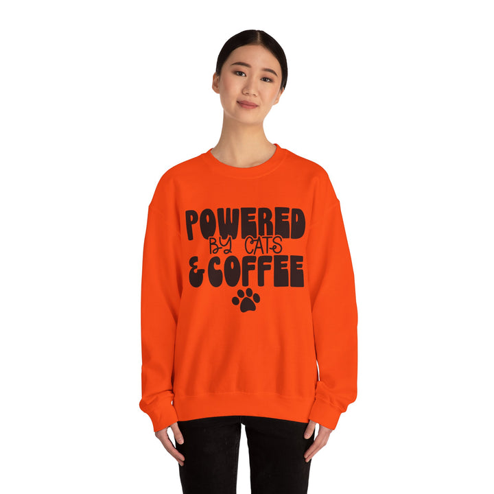 Cats and Coffee Crewneck Sweatshirt