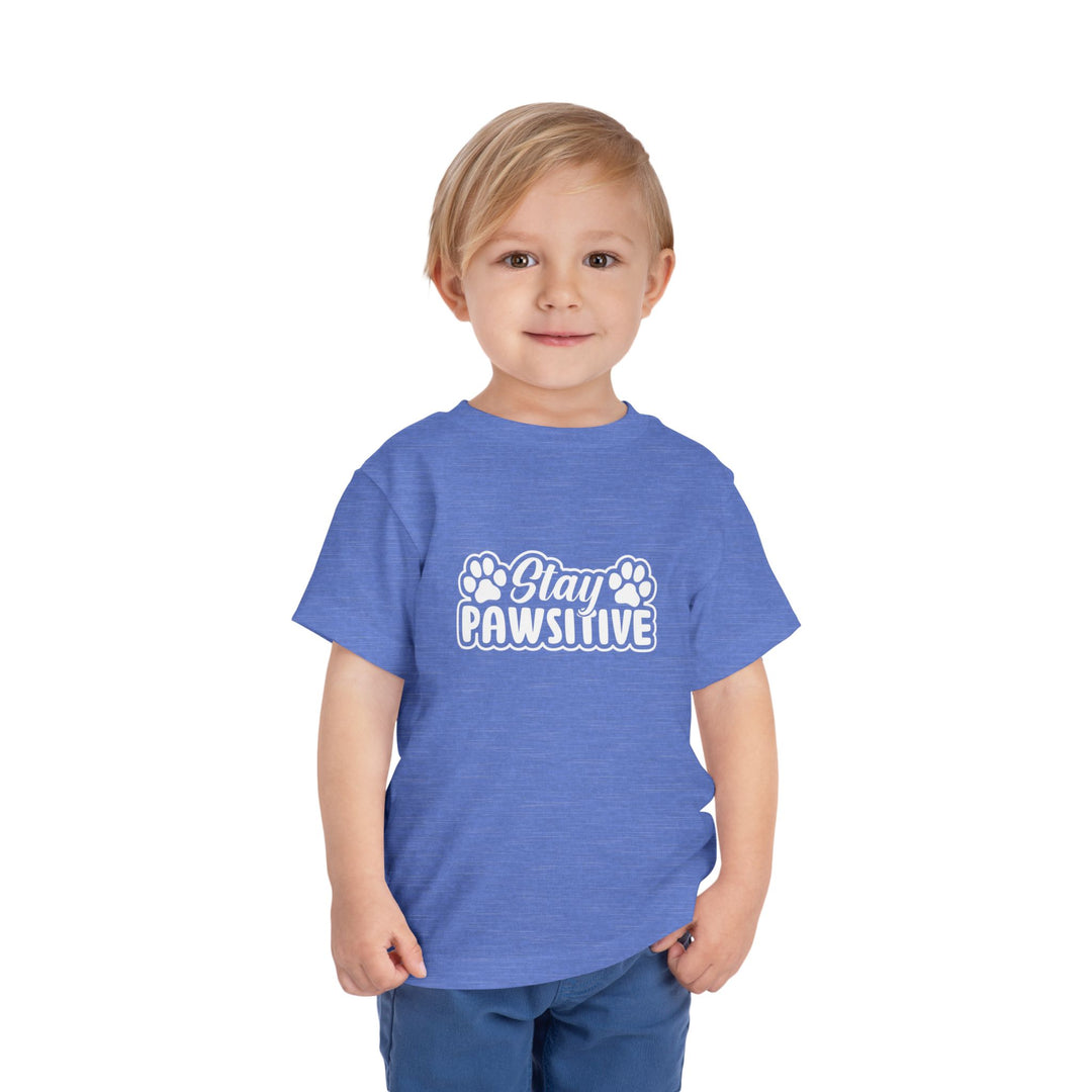 Stay Pawsitive Toddler Tee
