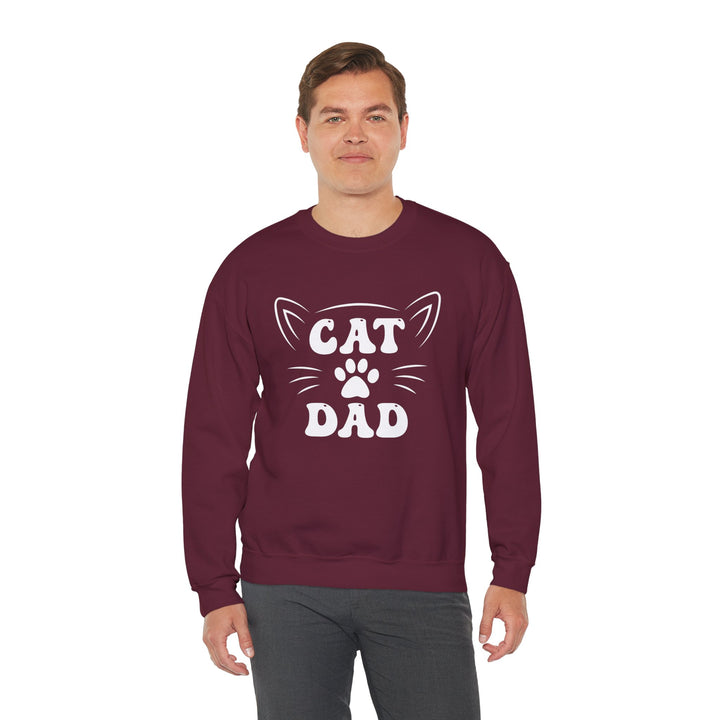 Cat Dad Crewneck Sweatshirt