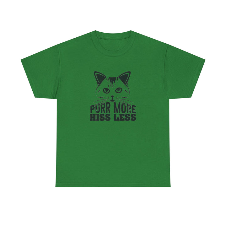 Purr More Hiss Less Cotton Tee