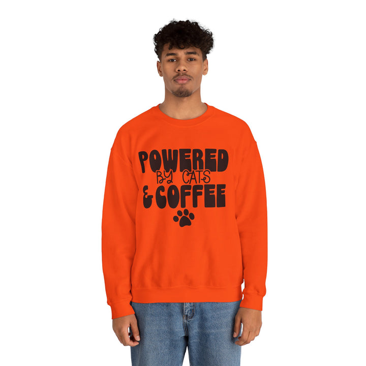 Cats and Coffee Crewneck Sweatshirt