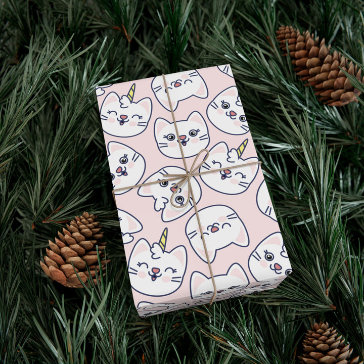 Unicorn Cat Gift Wrap