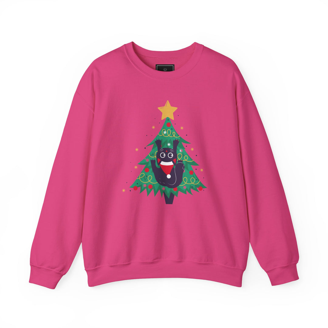 Tree Climbing Kitty Crewneck Sweatshirt