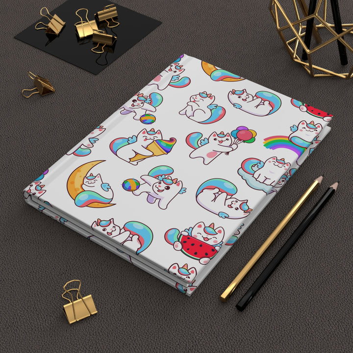 Rainbow Caticorn Hardcover Journal