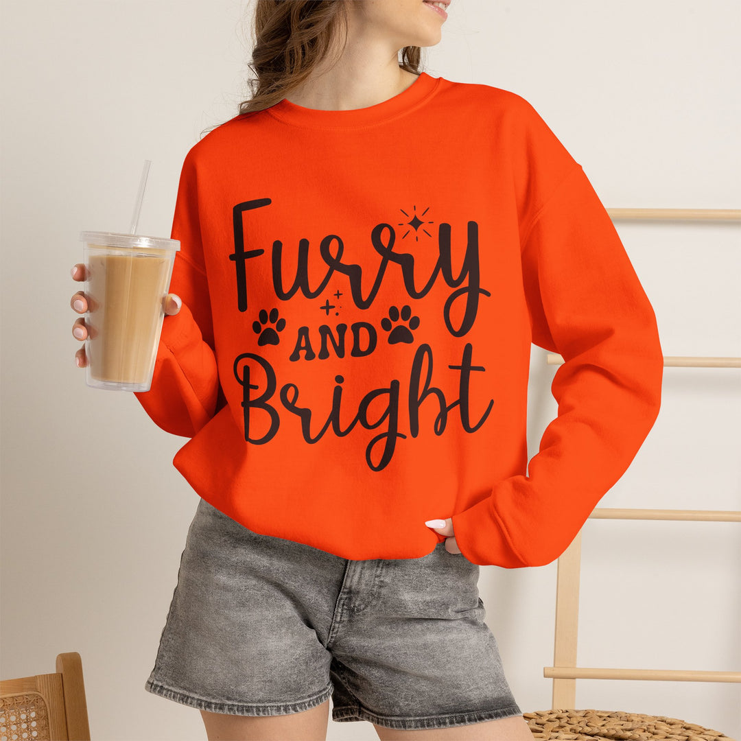 Furry and Bright Crewneck Sweatshirt