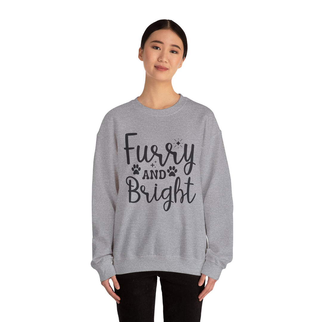 Furry and Bright Unisex Crewneck Sweatshirt