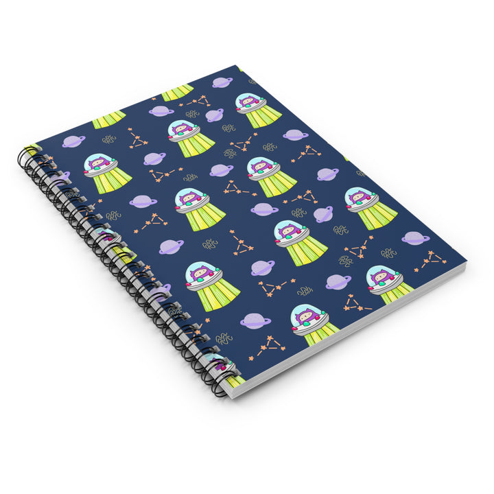 UFO Cat Spiral Notebook