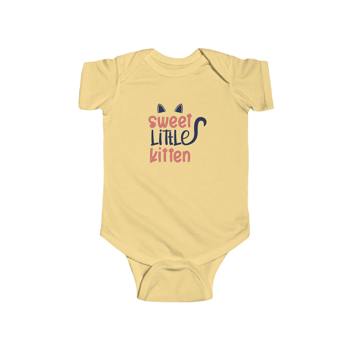 Sweet Little Kitten Infant Fine Jersey Bodysuit