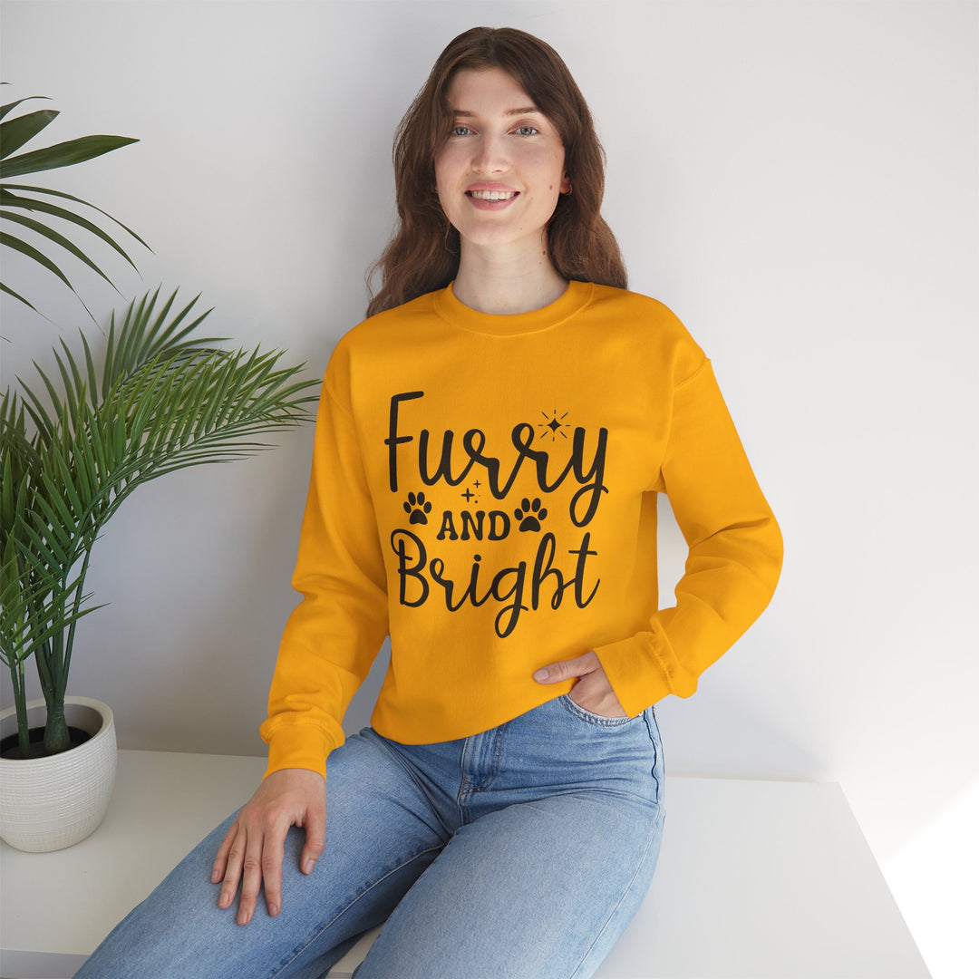 Furry and Bright Crewneck Sweatshirt