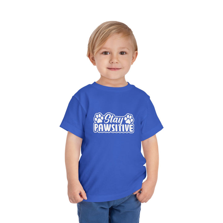 Stay Pawsitive Toddler Tee