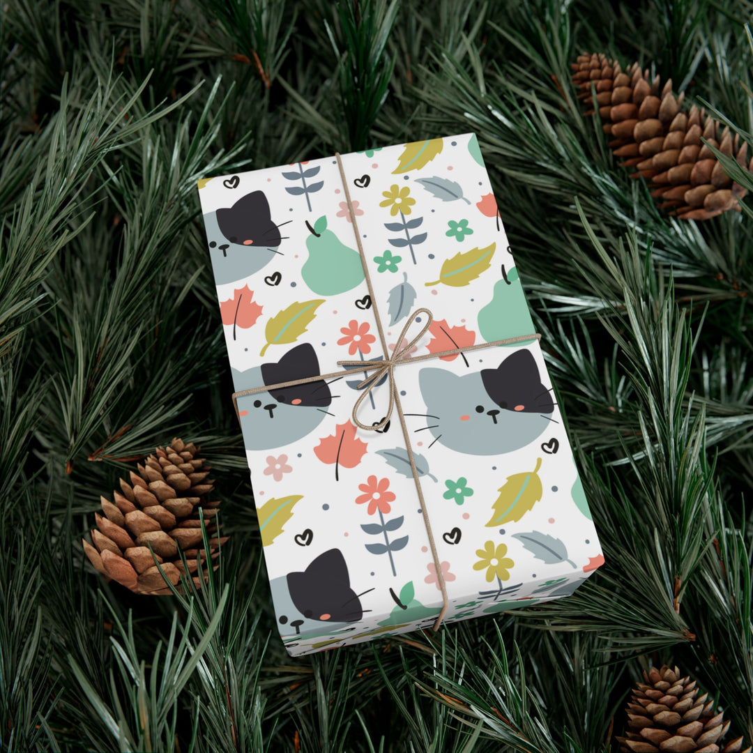 Purrs and Pears Gift Wrap