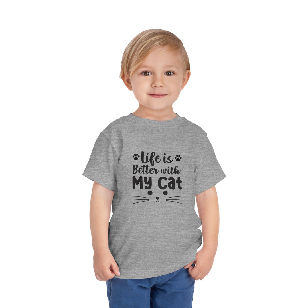 Better With My Cat Toddler Tee