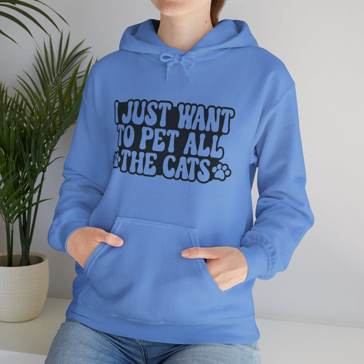 Pet All The Cats Hooded Sweatshirt