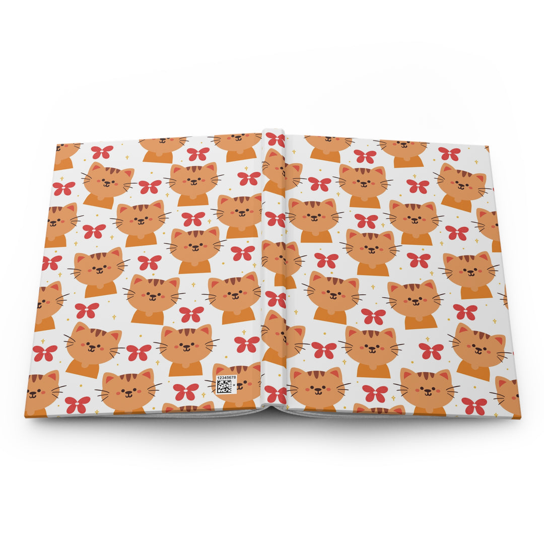 Orange Tabby Cat Hardcover Journal