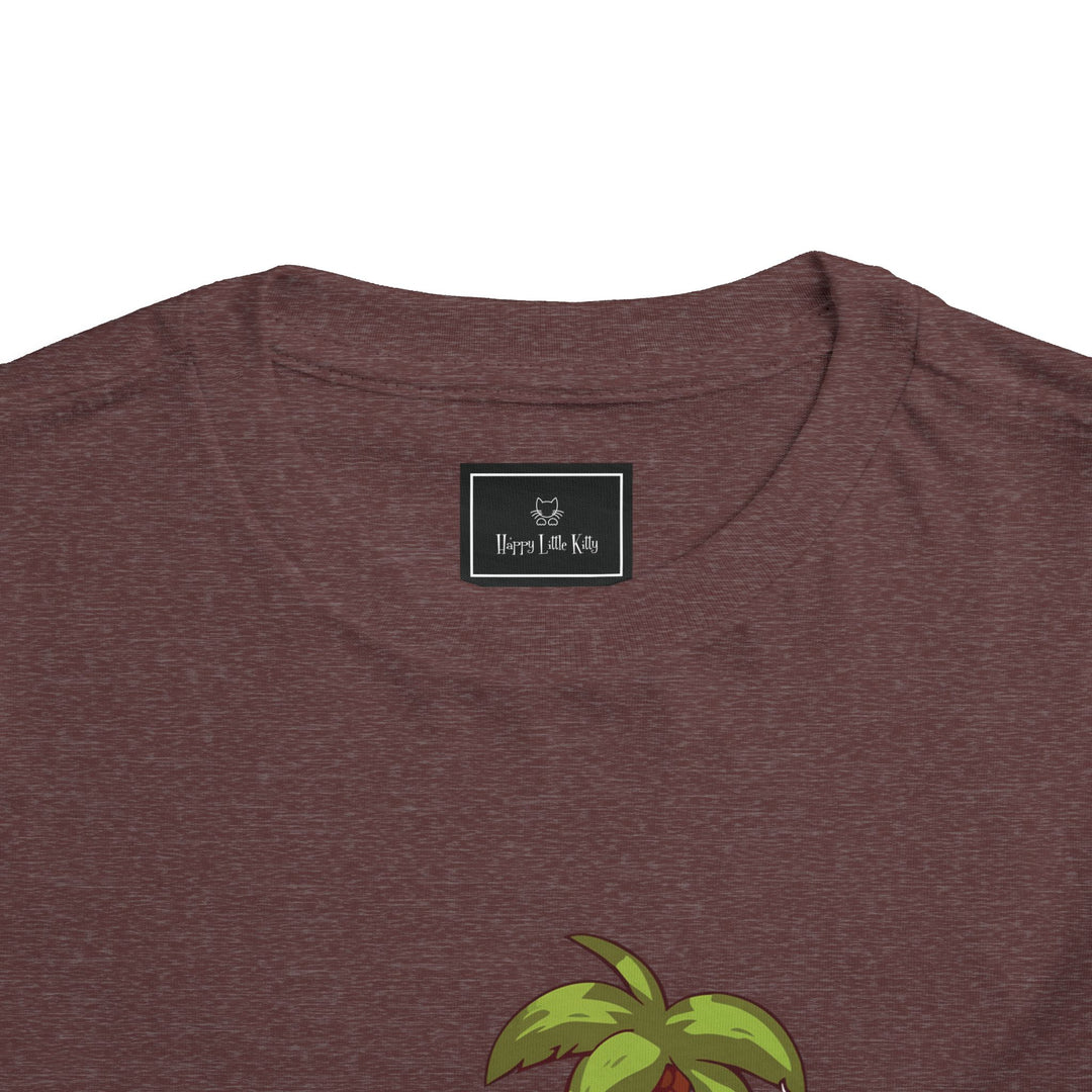 Tropical Cat Toddler Tee