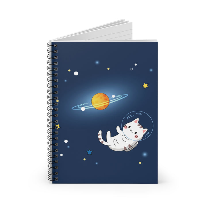 Cat in Space Spiral Notebook