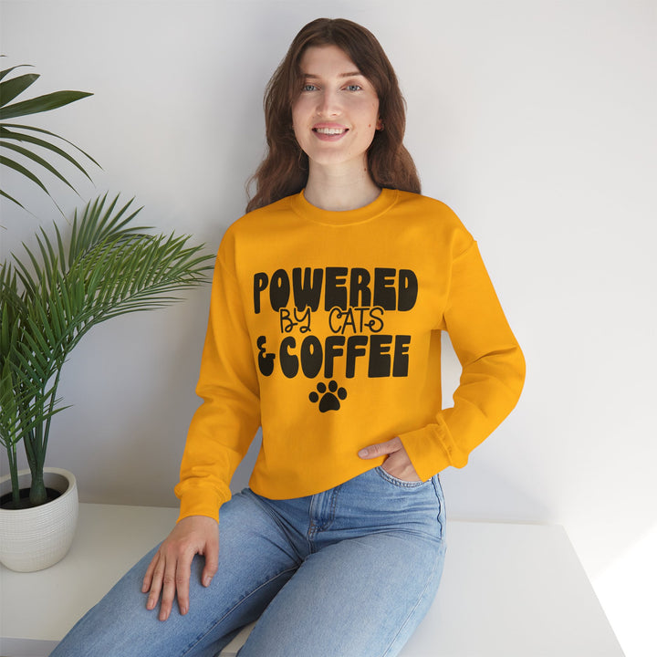 Cats and Coffee Crewneck Sweatshirt