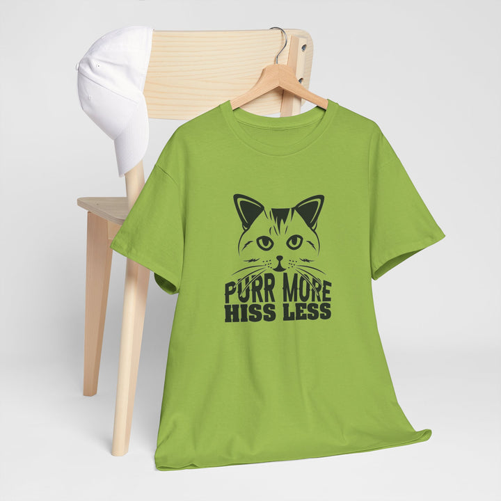 Purr More Hiss Less Cotton Tee