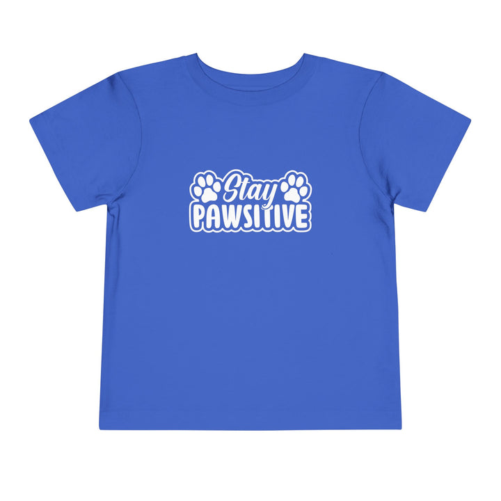 Stay Pawsitive Toddler Tee
