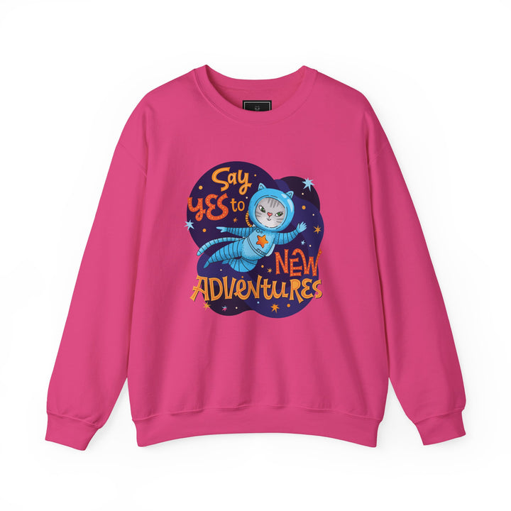Adventure Kitty Crewneck Sweatshirt