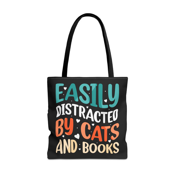 Cats and Books Tote Bag