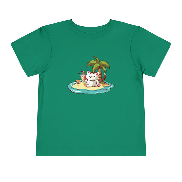 Tropical Cat Toddler Tee