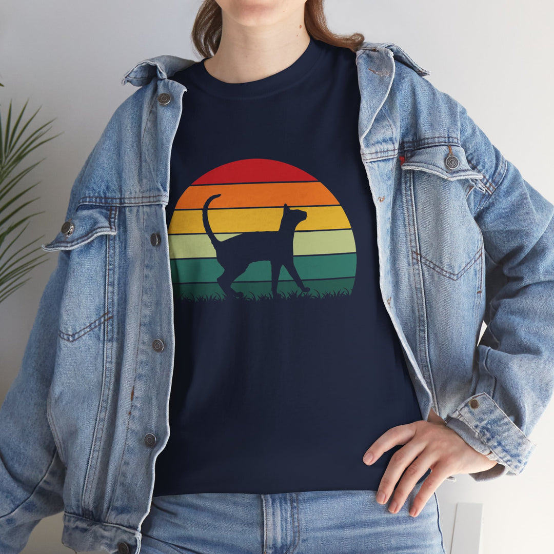Sunset Cat Cotton Tee