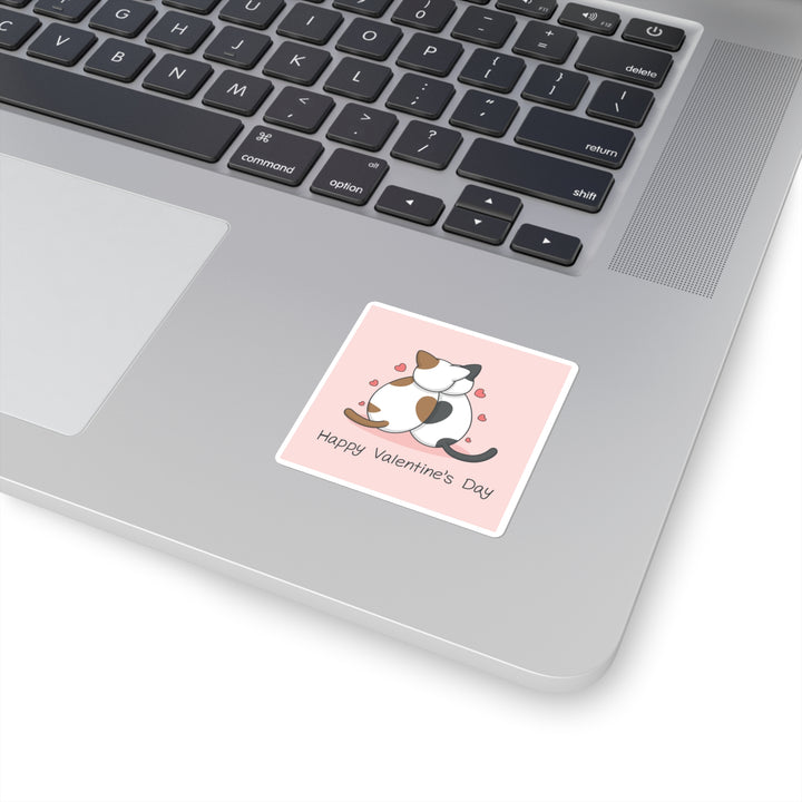 Cats in Love Square Sticker