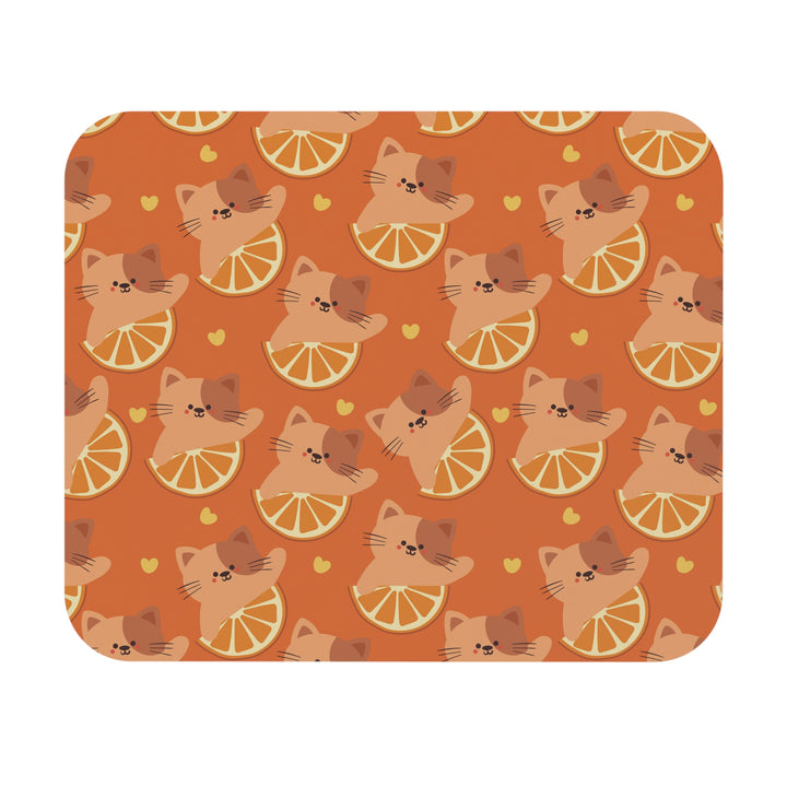 Citrus Cat Mouse Pad