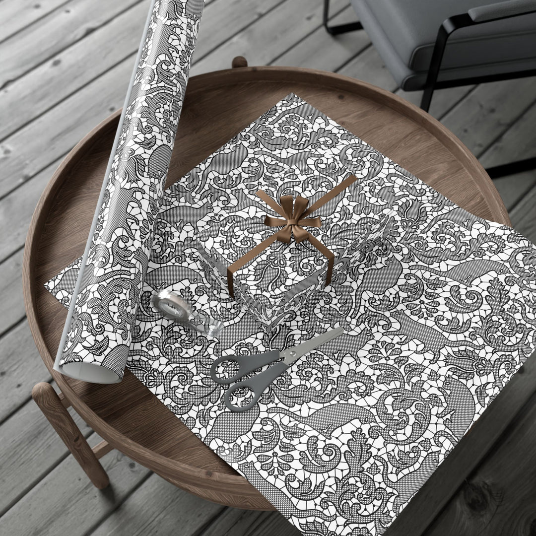 Lace Cat Gift Wrap