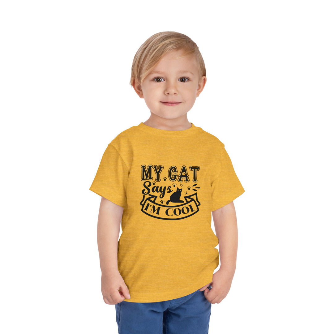 My Cat Says I'm Cool Toddler Tee