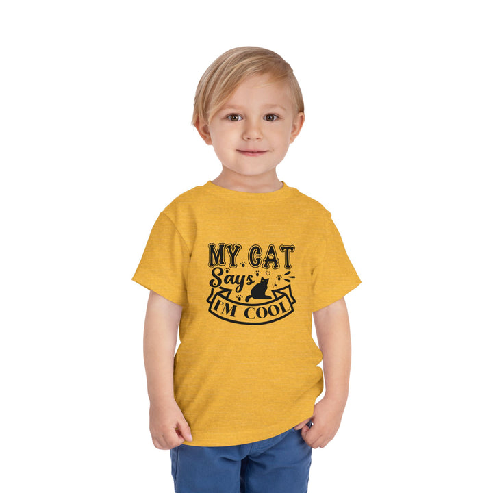 My Cat Says I'm Cool Toddler Tee