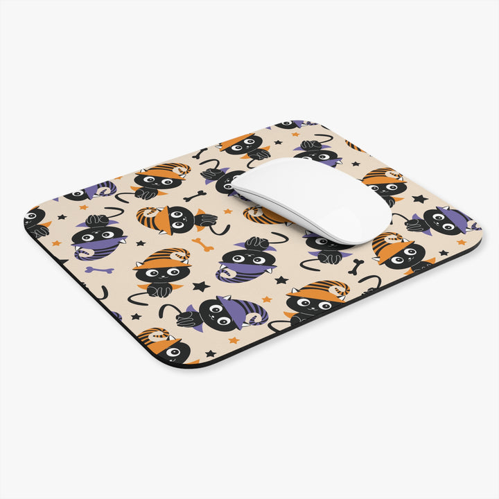 Cat Witch Mouse Pad