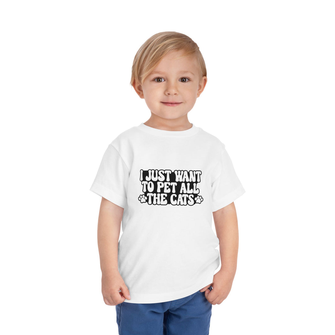 Pet All The Cats Toddler Tee