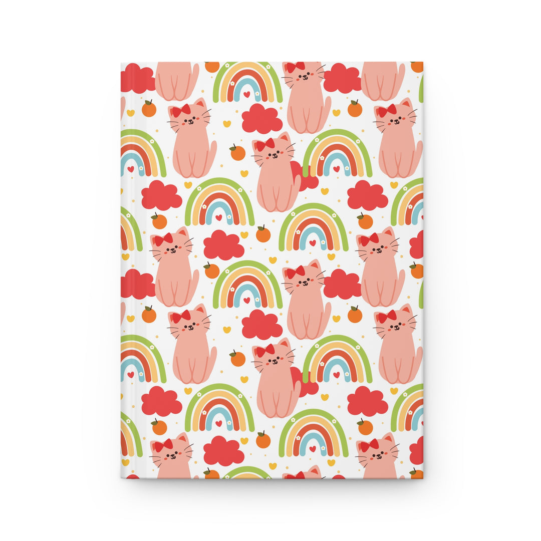 Kitties and Rainbows Hardcover Journal
