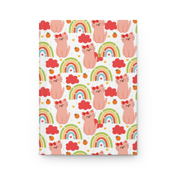 Kitties and Rainbows Hardcover Journal