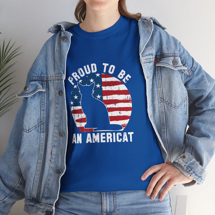 Proud to Be An Americat Cotton Tee