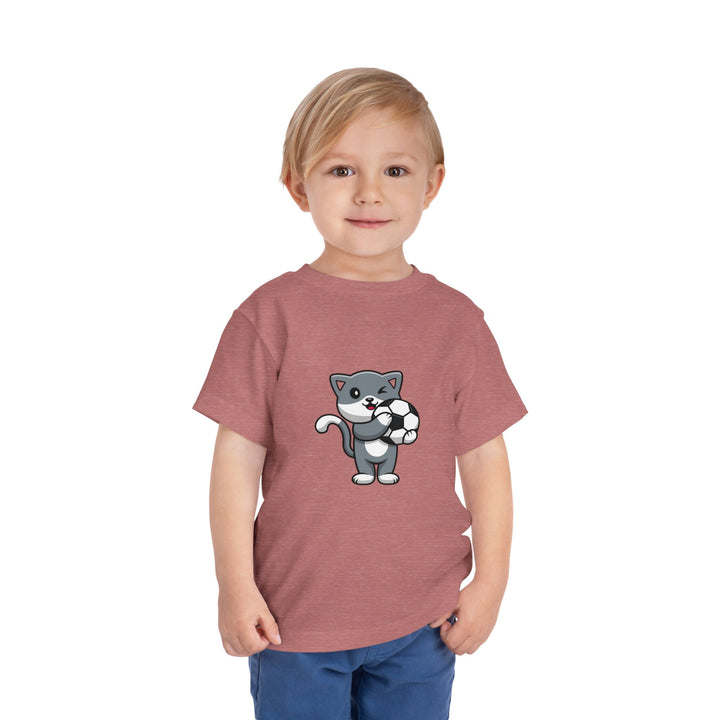 Soccer Cat Toddler Tee