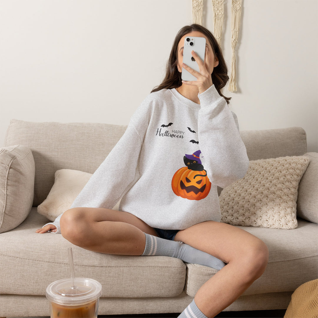 Cat-O-Lantern Crewneck Sweatshirt
