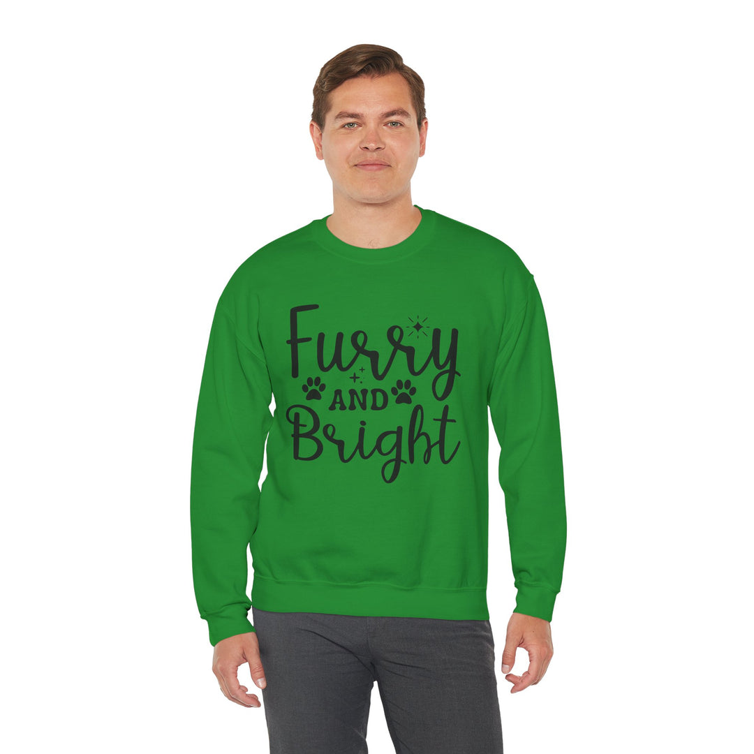 Furry and Bright Crewneck Sweatshirt