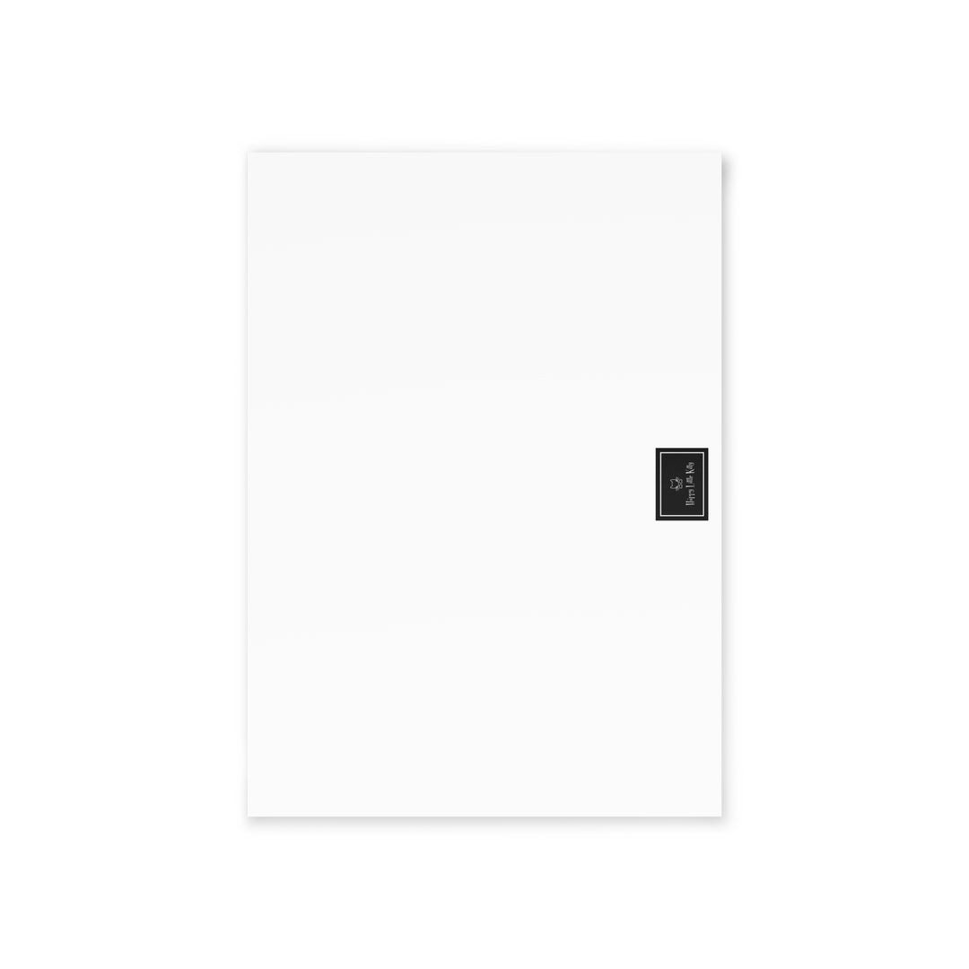 Snowy Christmas Cat Greeting Card
