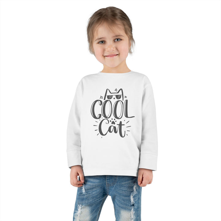 Cool Cat Toddler Long Sleeve Tee