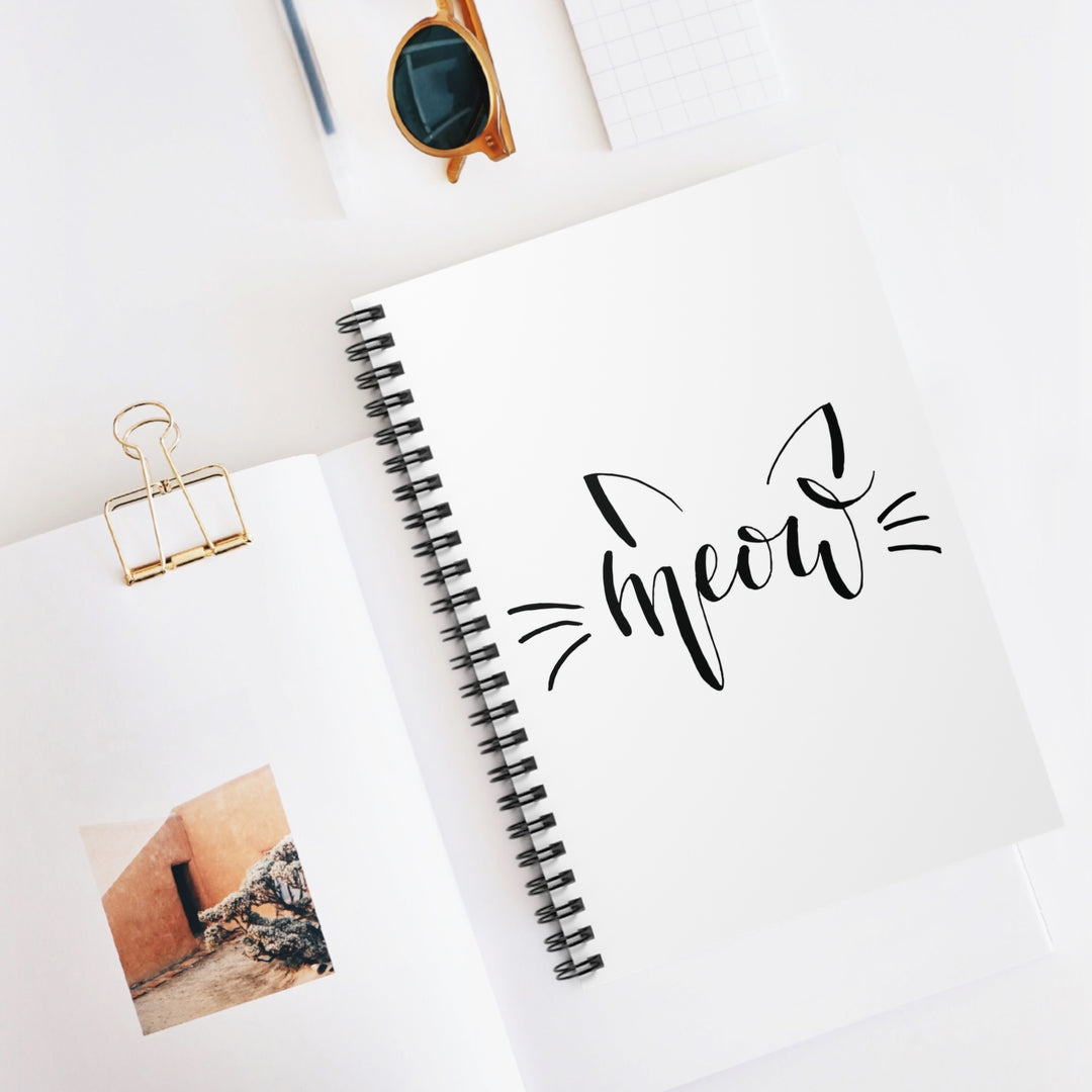 Meow Spiral Notebook