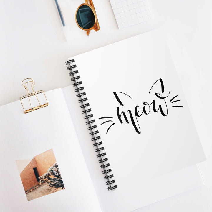 Meow Spiral Notebook