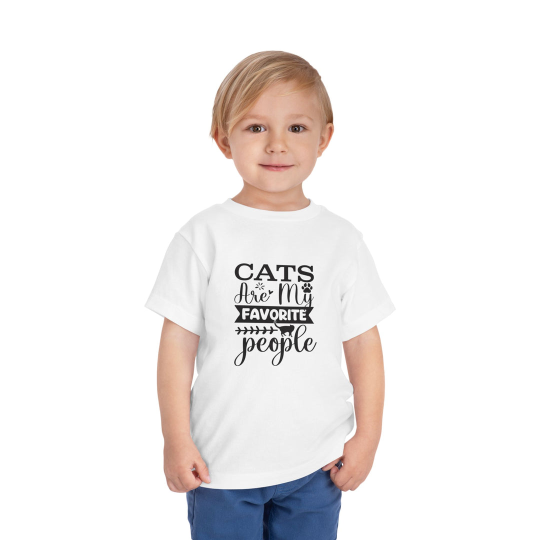 Cats Are My Favorite People Toddler Tee