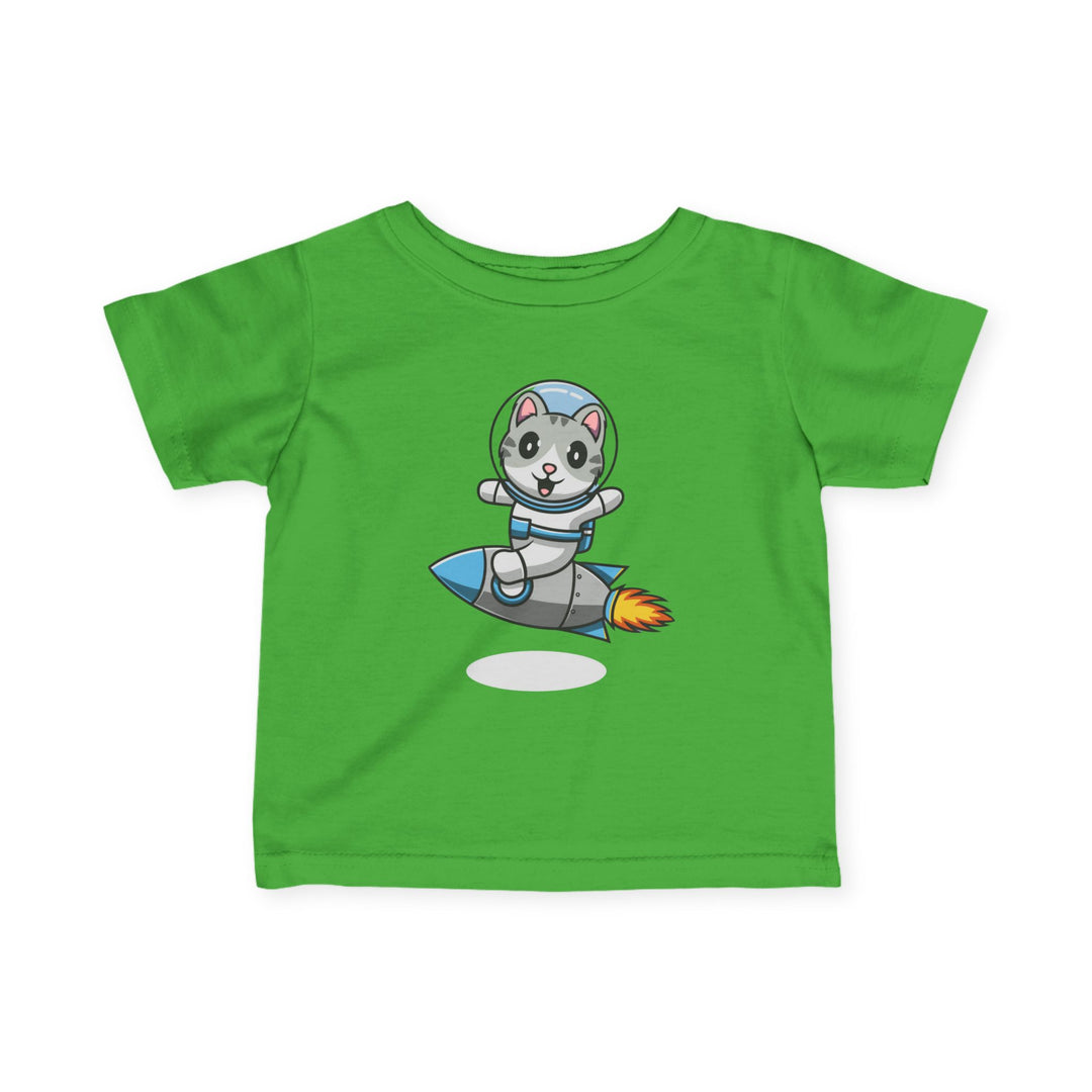 Rocket Kitty Infant Fine Jersey Tee